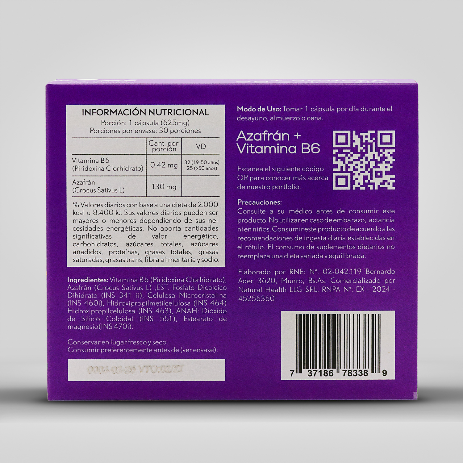 Azafrán + Vitamina B6