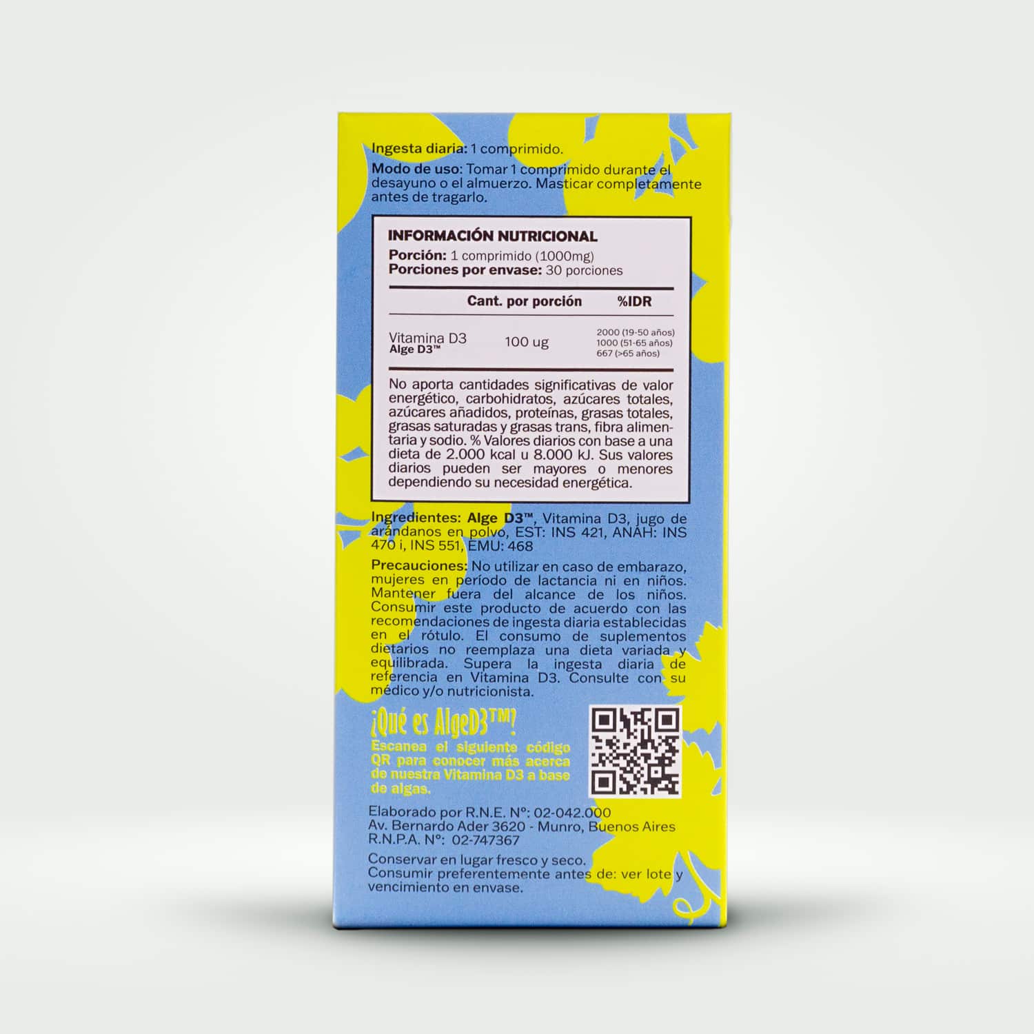 Vitamina D3 Masticable - Imagen 2