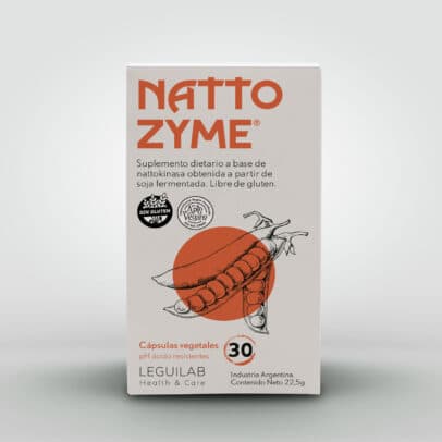 Nattozyme. Suplemento a base de Nattokinasa obtenida a partir de soja fermentada