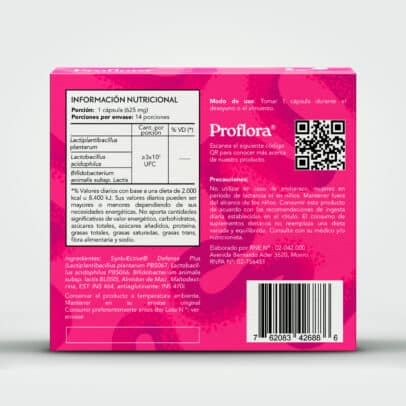 Proflora Suplemento a base de probióticos con SynbÆctive® Defense Plus®